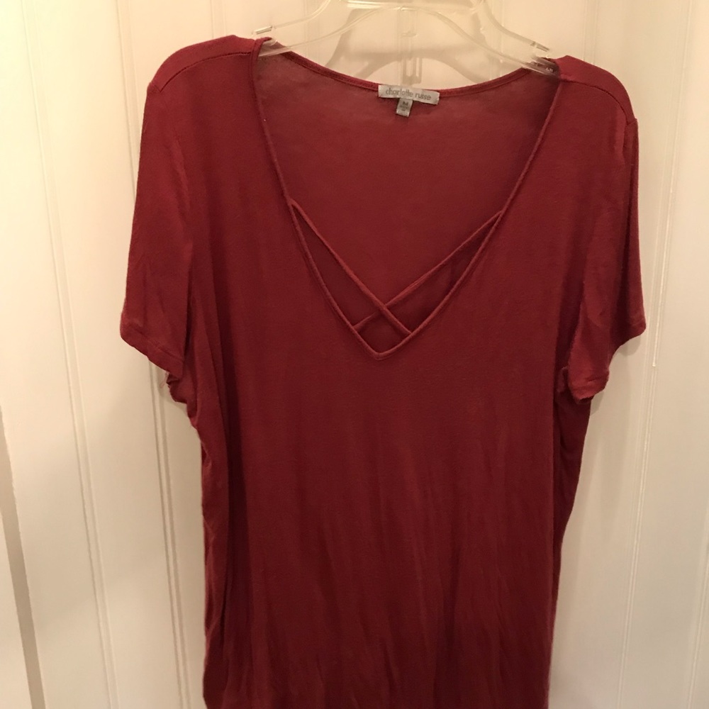 Charlotte Rouse Strappy Shirt